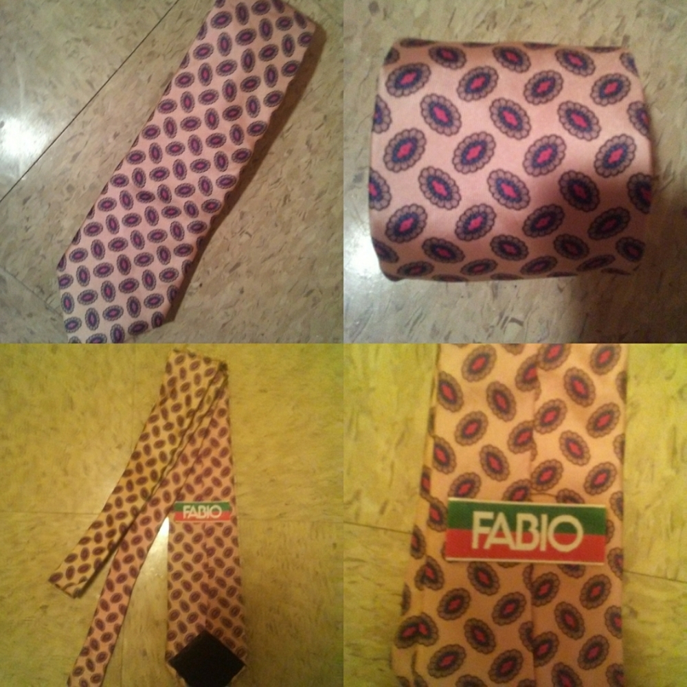 VINTAGE FABIO Silk Tie